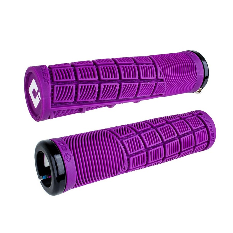 Reflex V2.1 Grips - White/Purple Lock-On