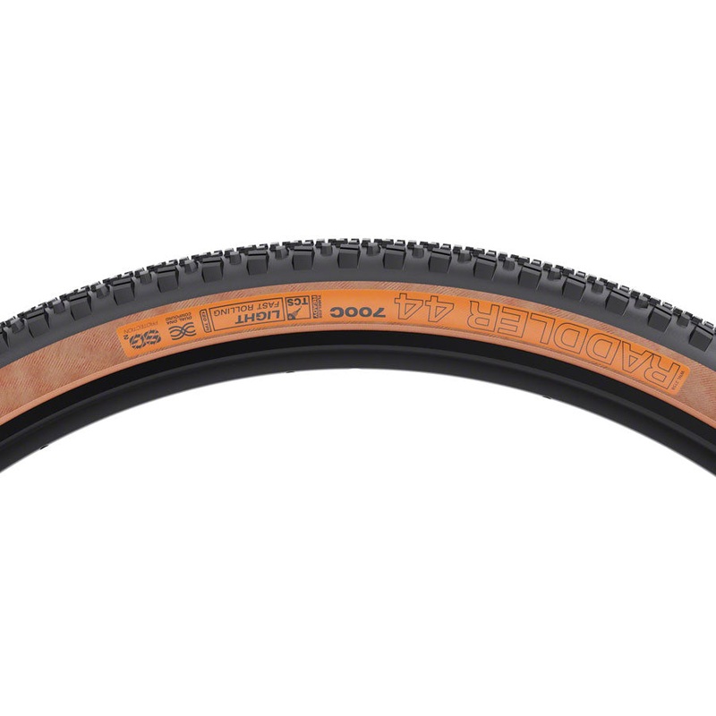 WTB Raddler Tire - 700 x 44, TCS Tubeless, Folding, Tan, Light, Fast Rolling, SG2