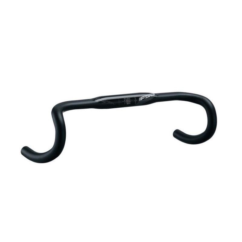 FSA Energy Super Compact Handlebar 31.8mm Clamp Diameter 380mm Width Compact Drop Profile  BLK