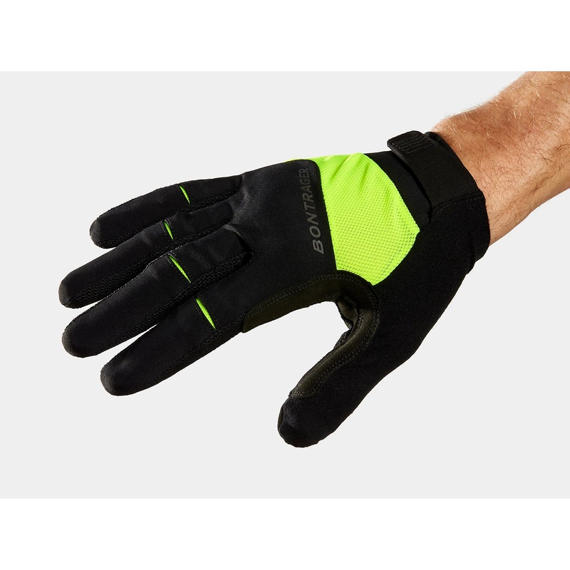 Bontrager Circuit Full Finger Twin Gel Cycling Glove Small Radioactive Yellow