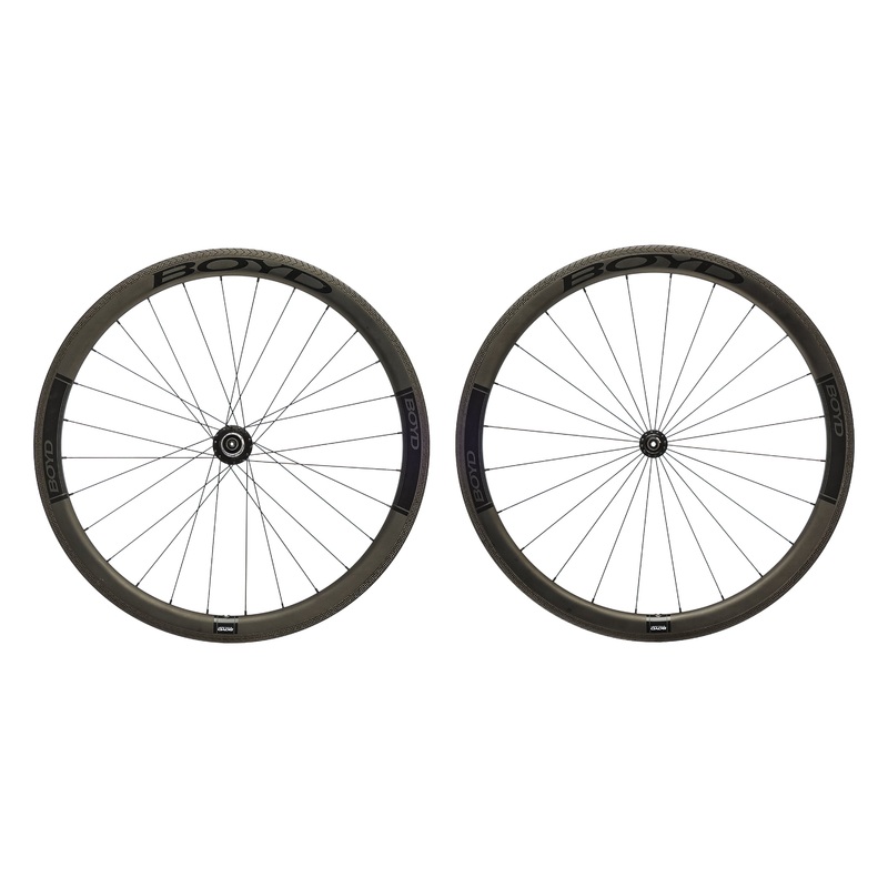 Boyd Podium Rim Brake 44mm Carbon Tubeless 700c Wheelset