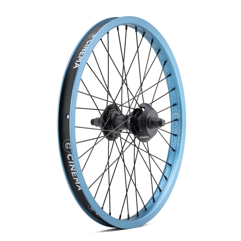 Cinema ZX Cassette Wheel w/Hug Guards (Blue) RHD