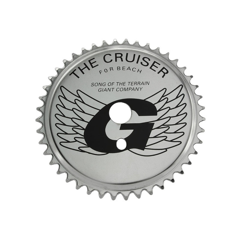 The Cruiser 46T 1/2 x 1/8 Chrome  Chainring - live4bikes