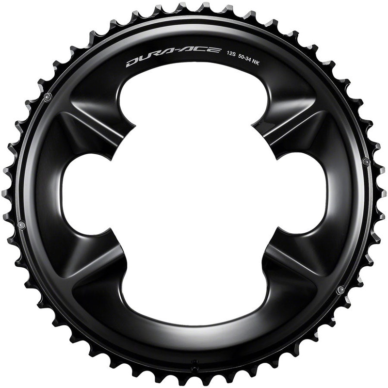 Dura-Ace FC-R9200 12-Speed Chainring - 50t Asymmetric 110 BCD BLK NK