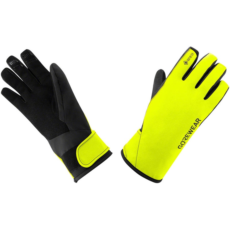 Gorewear Gore-Tex Insulated Gloves - Yellow/Black Mens Medium