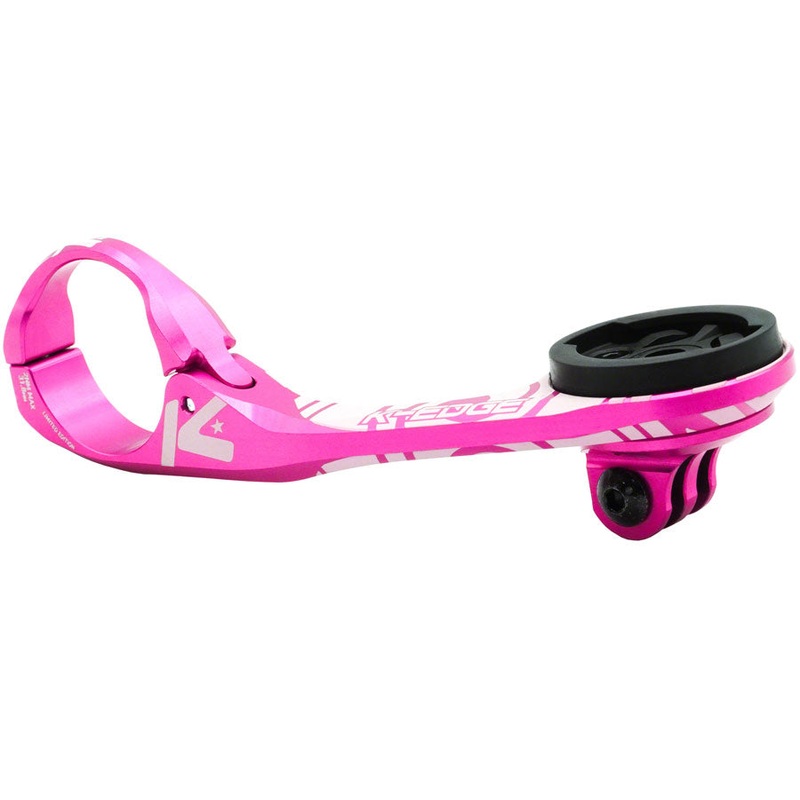K-Edge Max XL Combo Limited Edition Computer Mount - Garmin/Wahoo Pink