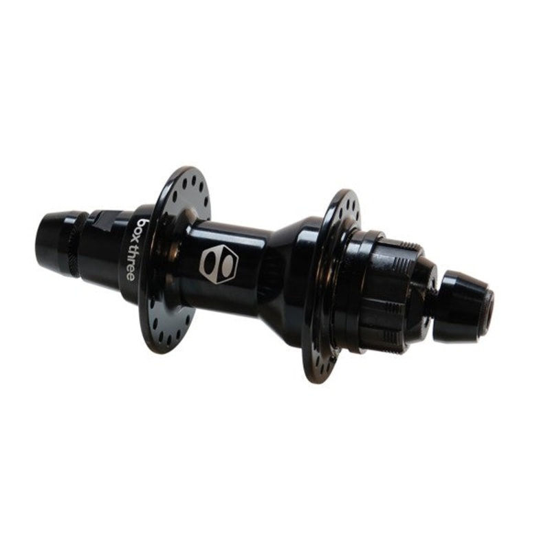 Box Three Pro Rear 10mm 36h Hub Black Black