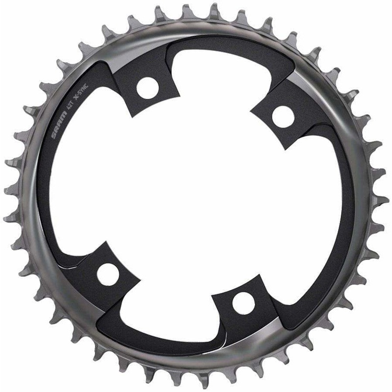 46 Tooth 107mm BCD x 4-Bolt 1x12-Speed X-Sync Chainring, Polar Gray 107mm 46t Grey