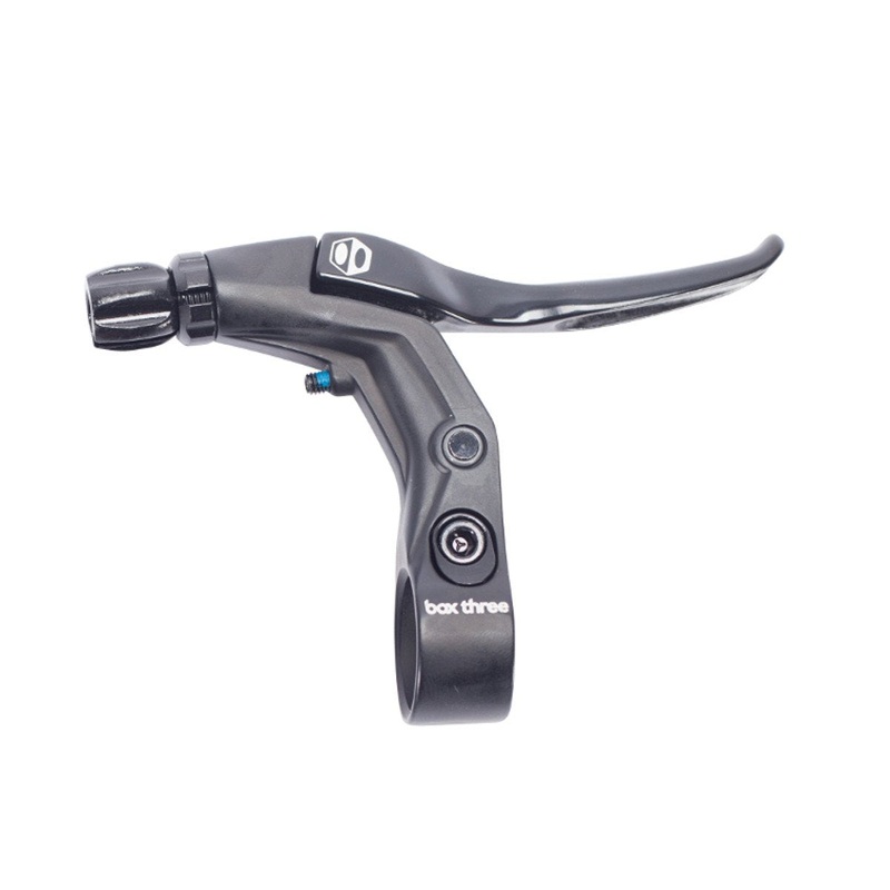 BOX THREE V-POINT BRAKE LEVER BLACK SHORT REACH