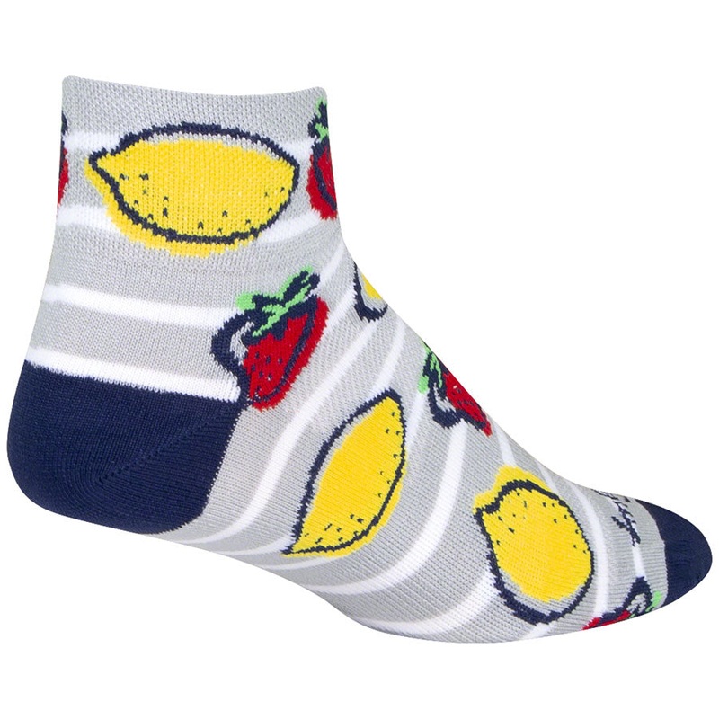 SockGuy Classic Low Lemonade Socks - 2" Women's Small/Medium