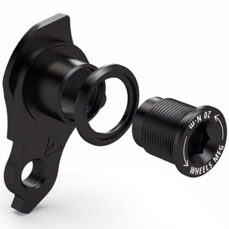 Wmfg Derailleur Hanger #404-02 Replacement Derailleur Hangers  Derailleur NA Black