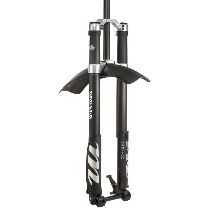 Manitou Dorado Pro Suspension Fork - 29", 203 mm, 20 x 110 mm, 57 mm Offset, Straight Steerer, Black/Carbon, Gen 2