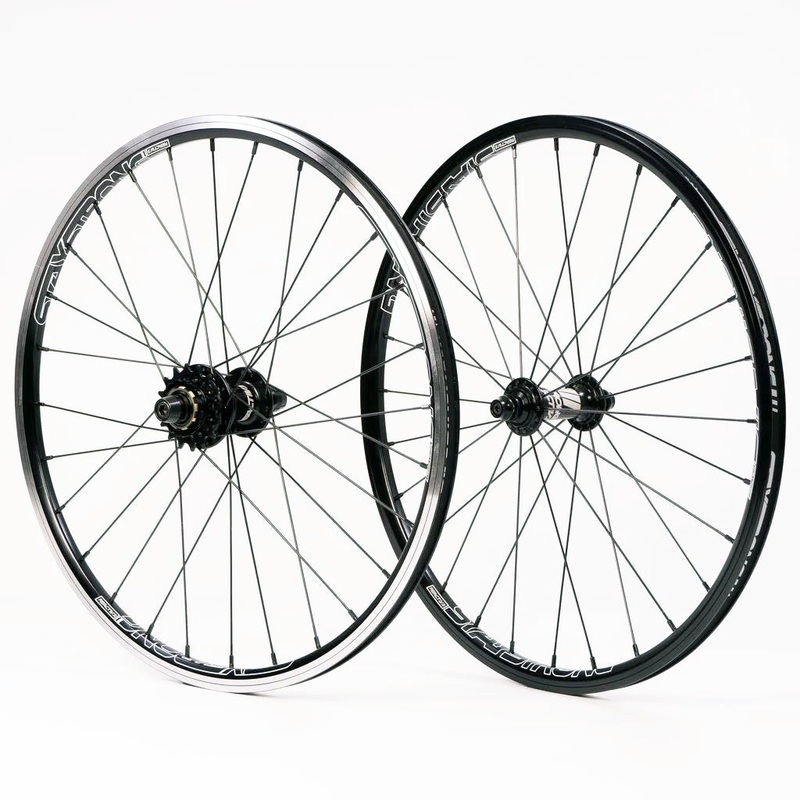 Stay Strong Reactiv 2 Mini BMX Race Wheelset-20x1 1/8" Black