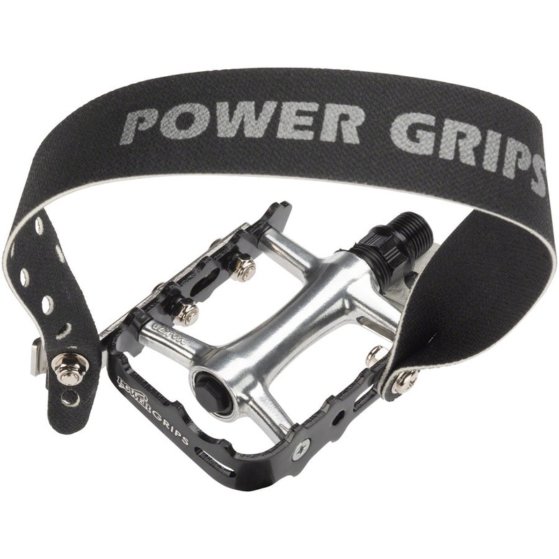Power Grips High Performance Pedal Kit - Aluminum 9/16" Black XL