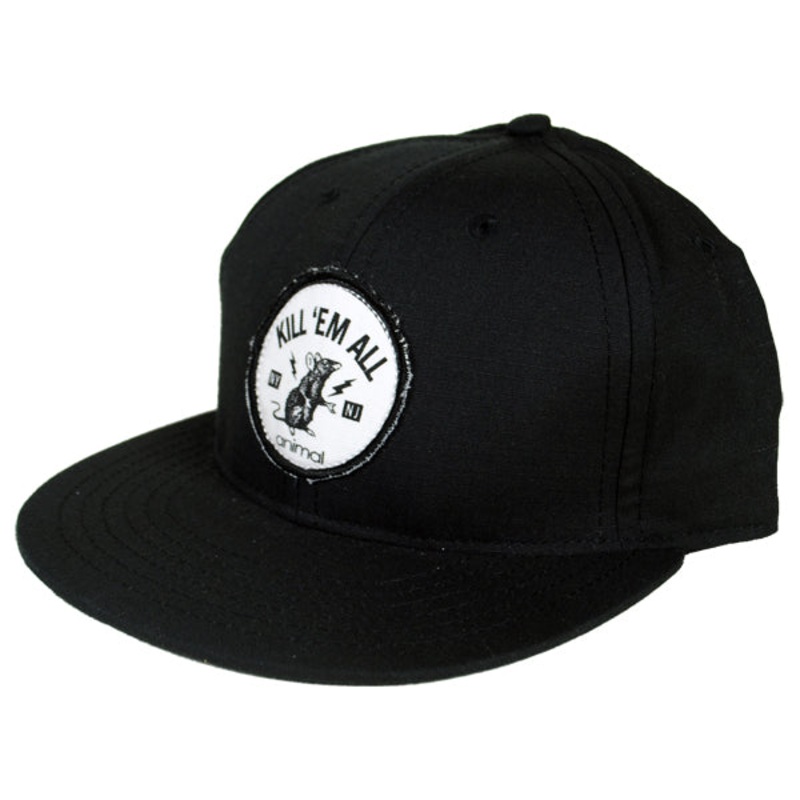 Animal Kill'em All Snapback Hat-Black