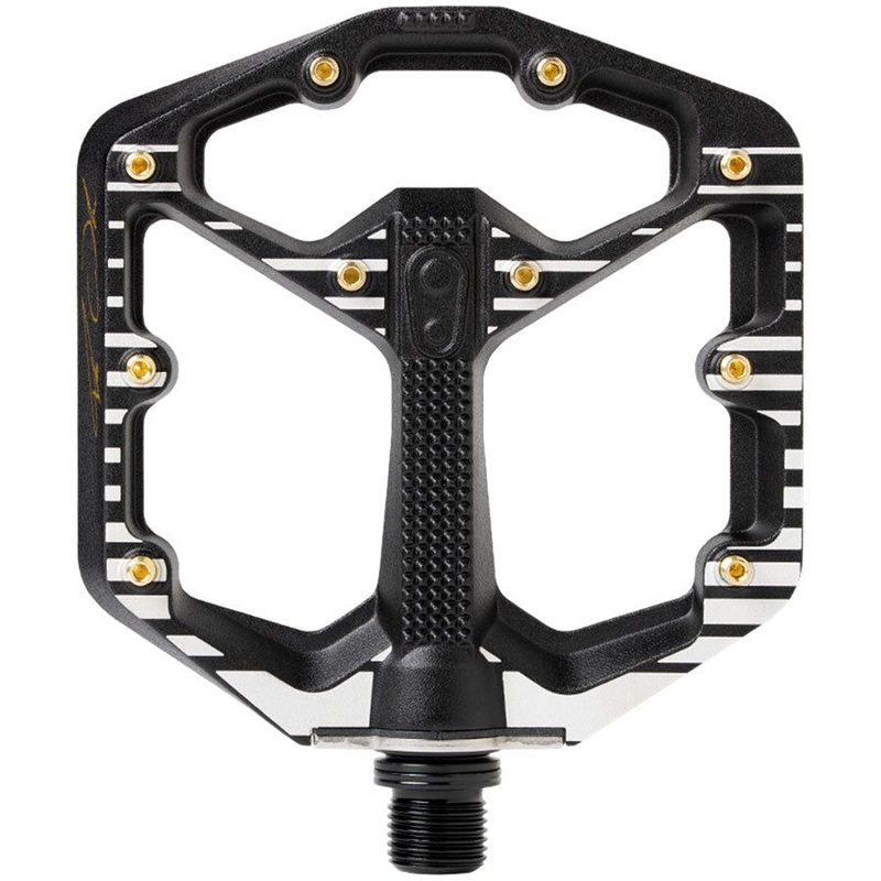 Crankbrothers Stamp 7 Fabio Wibmer Signature Edition Aluminum Platform Pedals - Black, Small