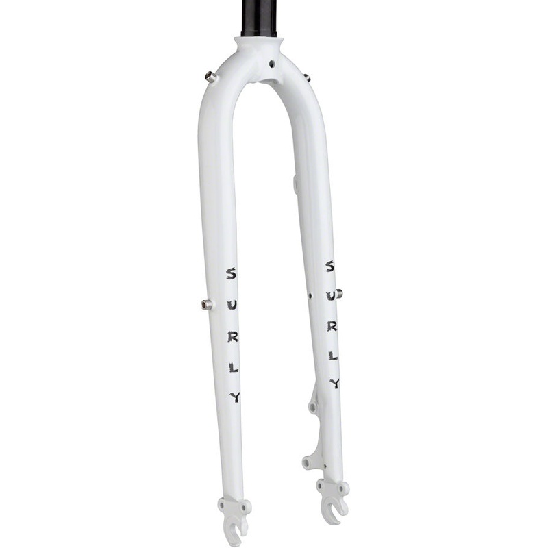 Surly Preamble 700c Fork 9x100mm QR 1-1/8" Straight Steerer Steel Thorfrost White