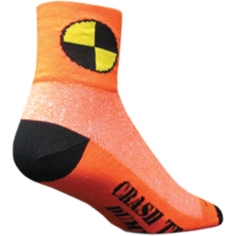SockGuy Classic Crash Socks - 3" Orange Large/X-Large