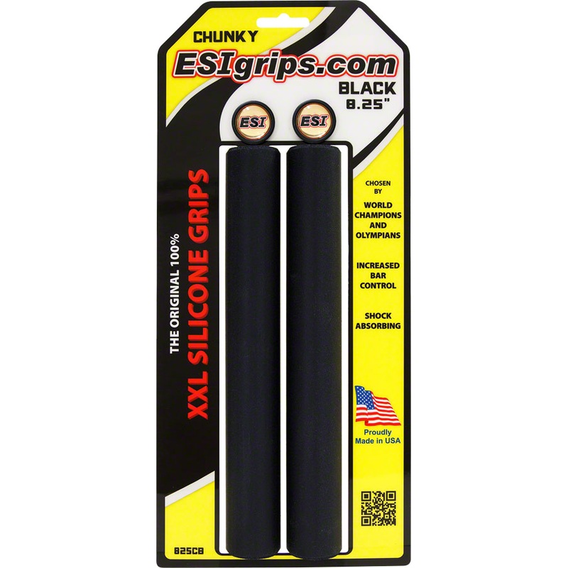XXL Chunky Bike Handlebar Grips Black