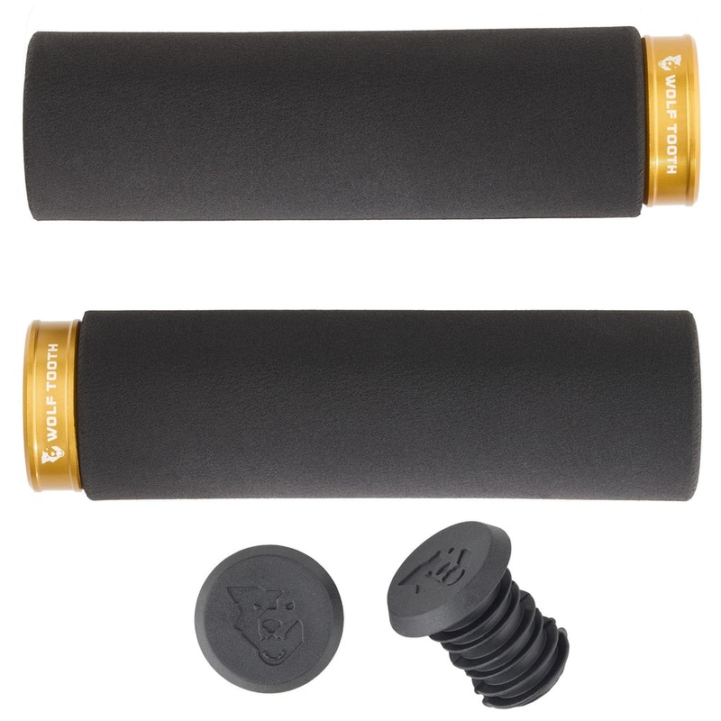 Fat Paw Lock-on Grips - Black/Gold