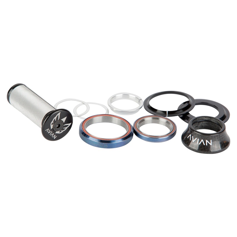 Avian Carbon Integrated Tapered BMX Headset-1-1/8" To 1.5" 18mm Top Cover