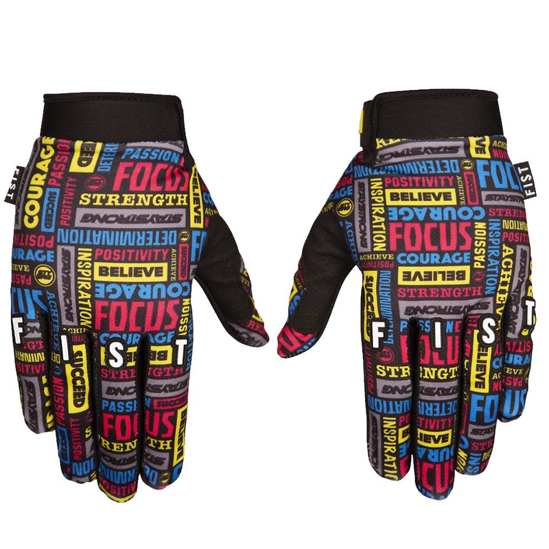 Stay Strong x Fist Stength In Your Hands BMX Race Gloves Adult Large