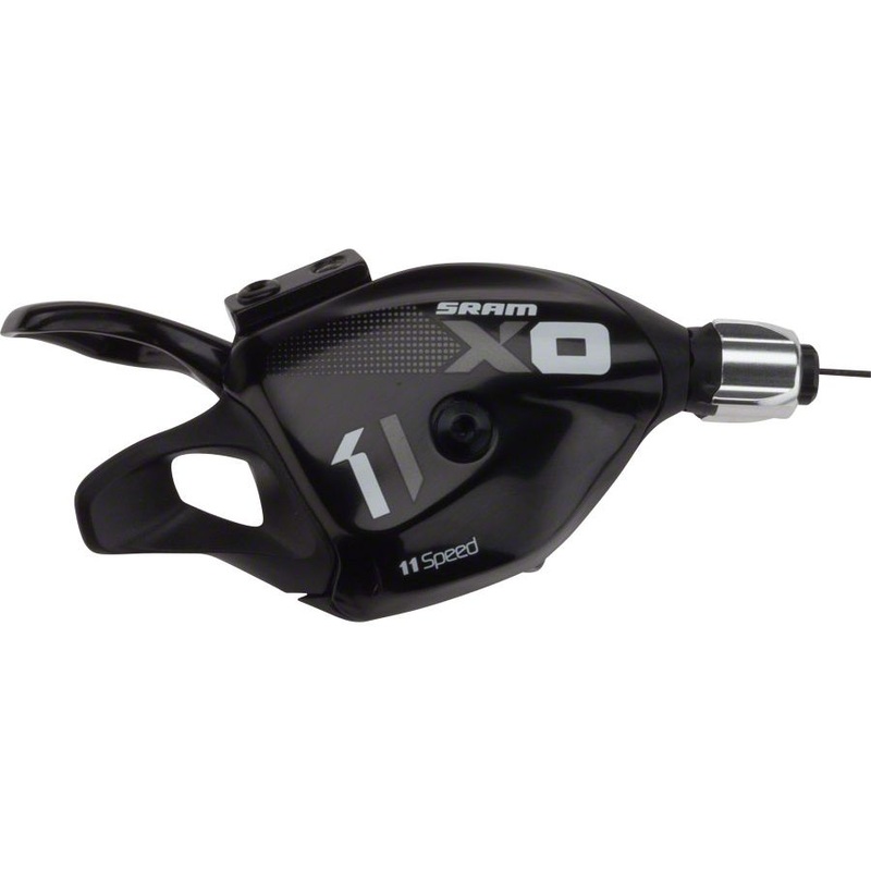 X01 11-Speed Trigger Shifter Includes Handlebar Clamp Black with Gray and White logo with Cable, Housing Sold Separately