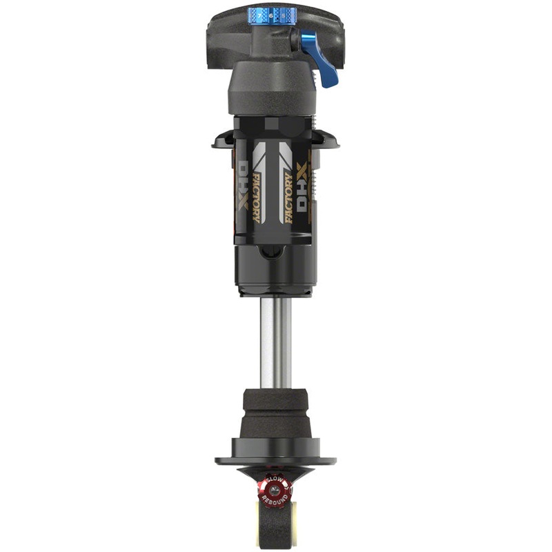 FOX DHX Factory Rear Shock - Trunnion Metric, 185 x 55 mm, 2-Position Lever, Hard Chromoly Damper Shaft