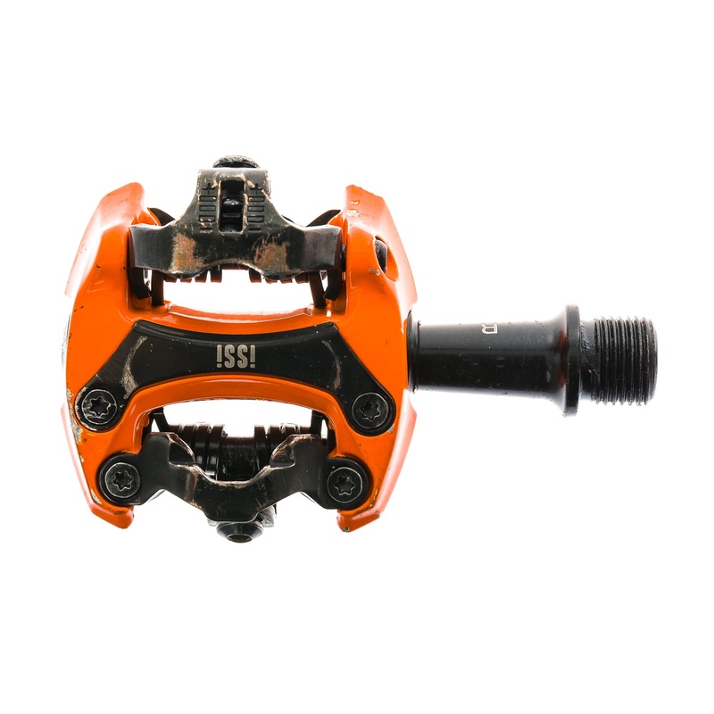 Issi Flash II Pedals Clipless 52.5mm Spindle Orange - Pre-Owned