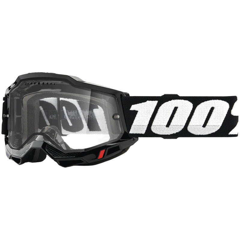 Accuri 2 Enduro MTB Goggles - Clear Lens Black