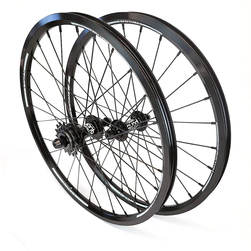CRUPI RHYTHM EXPERT WHEELSET 28H 20 X 1 1/8" POLISHED W/16T COG