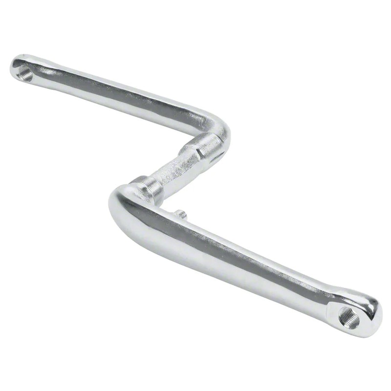 1 Piece heavy duty crank 7-1/2" Chrome - Live4Bikes 7-1/2 in