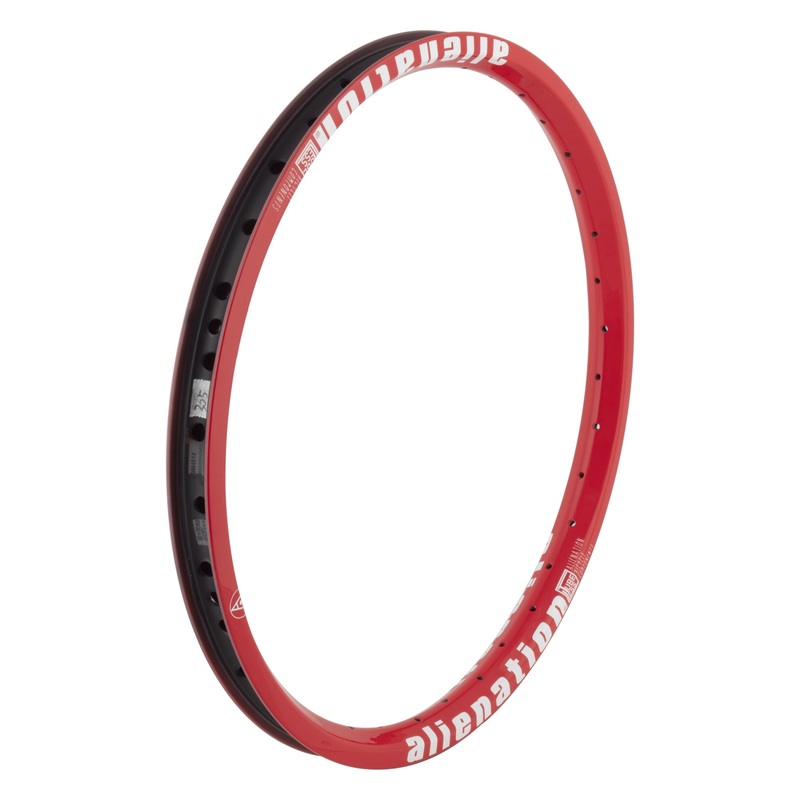 Alienation Acme UD Carbon BMX Rim-Front-20x1.75"-Red 28H
