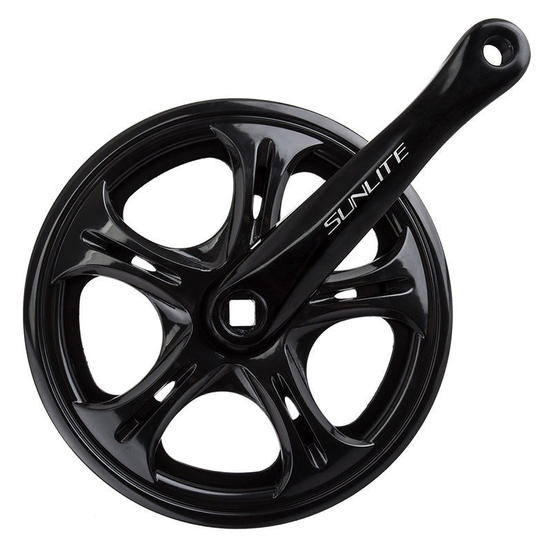 Sunlite Big City Single Speed Crank 170x48 127 SQR JIS crankset black
