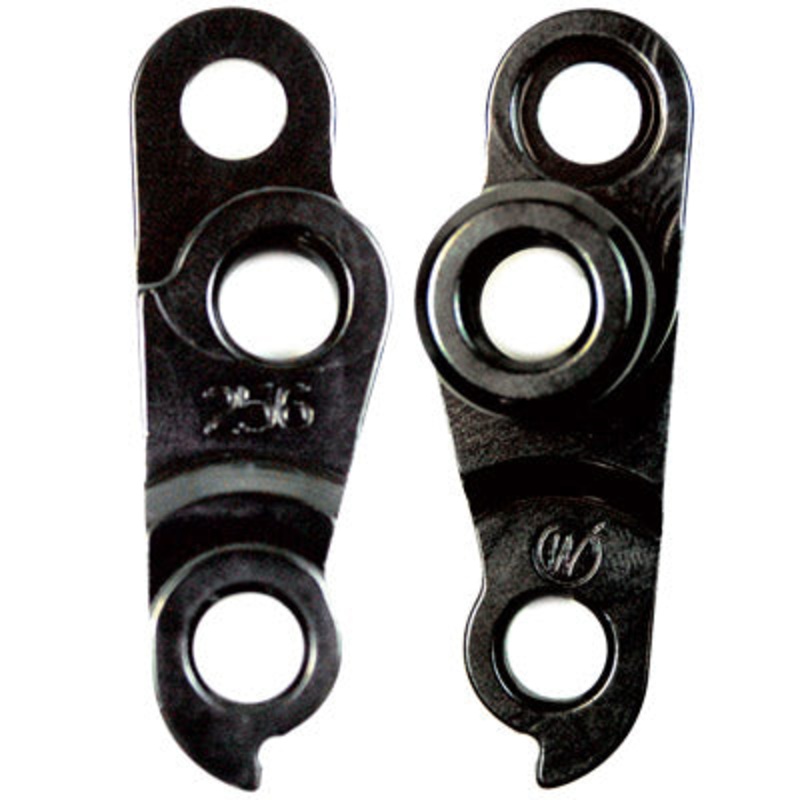 Wmfg Derailleur Hanger #256 Replacement Derailleur Hangers Wheels Mfg. Derailleur NA Black