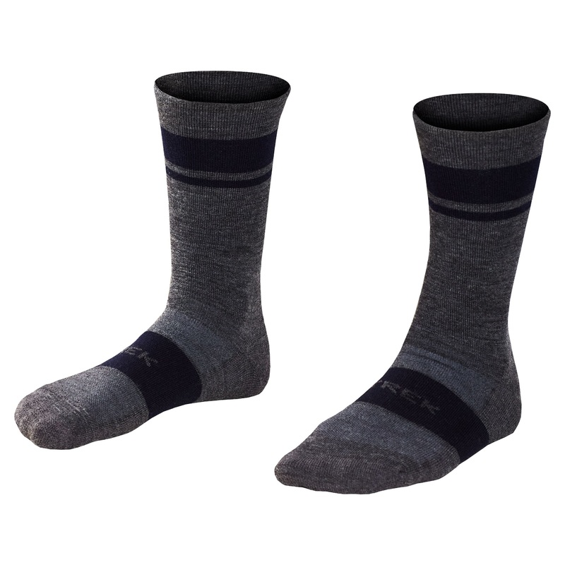 Sock Trek Race Merino Wool Padded Crew Medium (39-41) Grey