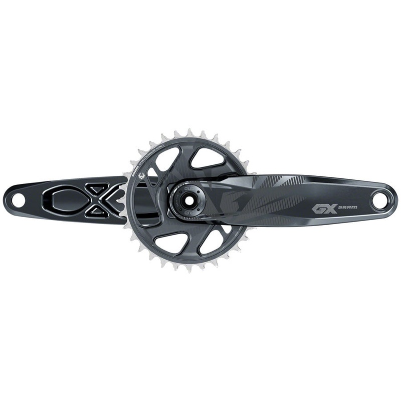 SRAM GX Eagle SuperBoost+ Crankset - 165mm, 12-Speed, 32t, Direct Mount, DUB Spindle Interface, Lunar, 56.5mm Chainline