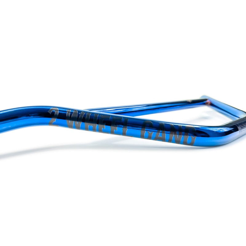 BMX Bars - 2 Wheel Gang 2pc Anodized Blue