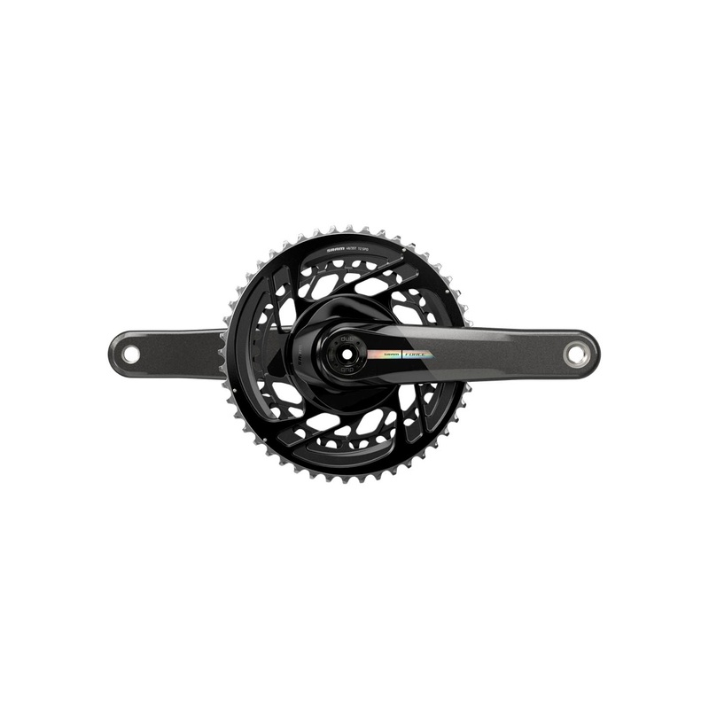 SRAM Force Crankset - 170mm 2x 12-Speed 48/35t Direct Mount DUB Spindle Interface Iridescent Gray D2