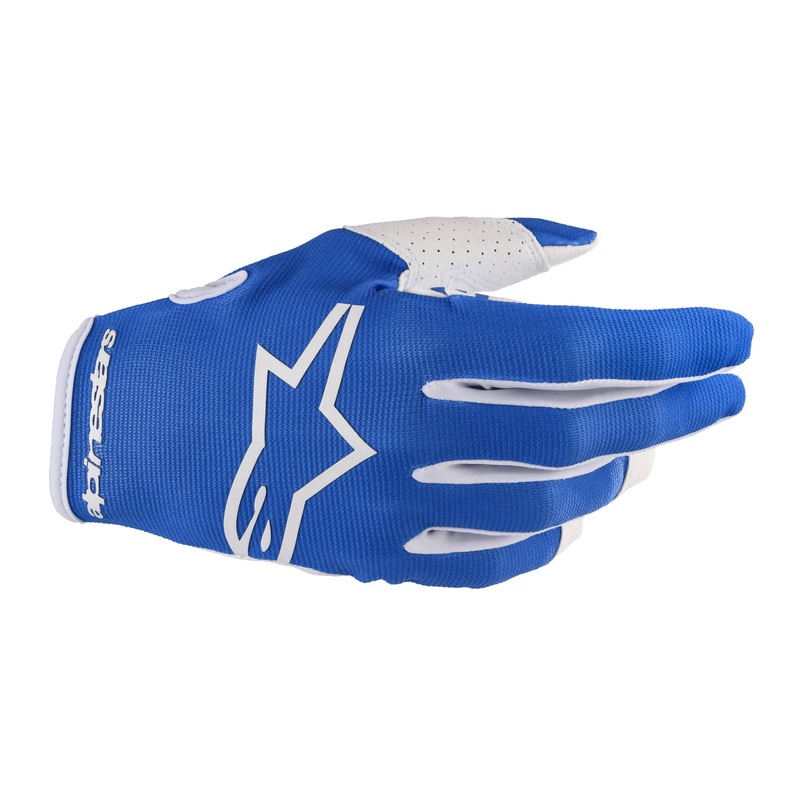 Alpinestars Youth And Kids Radar BMX Race Gloves-UCLA Blue/White Youth XXX-Small