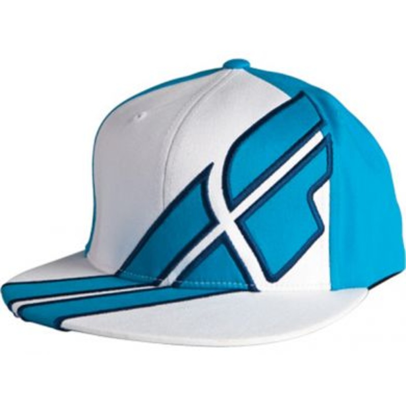 Fly Racing Impress Release Hat-Blue/White/Navy Small/Medium