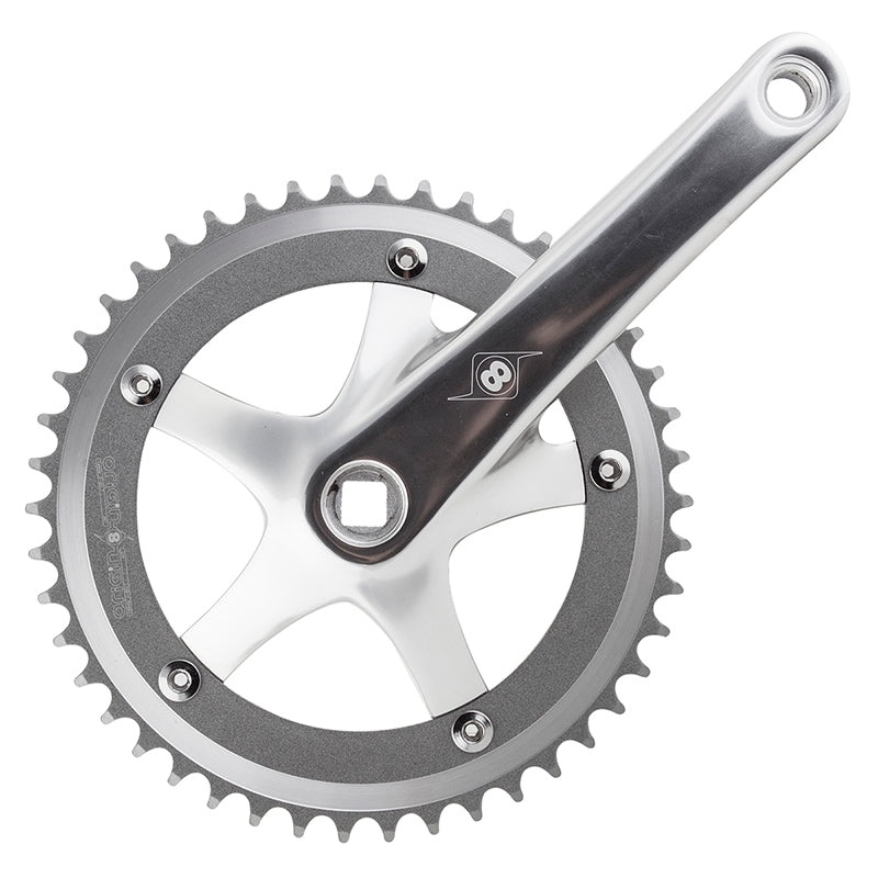 Origin8 Trackstar Crankset Square Taper  Single speed 1/8  -Live4Bikes 46T 103mm