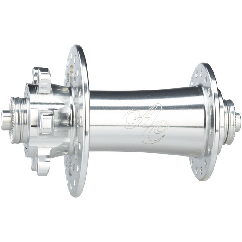 All-City Go-Devil Front Hub - 15/12/QR x 100mm, 6-Bolt, Sliver, 32h
