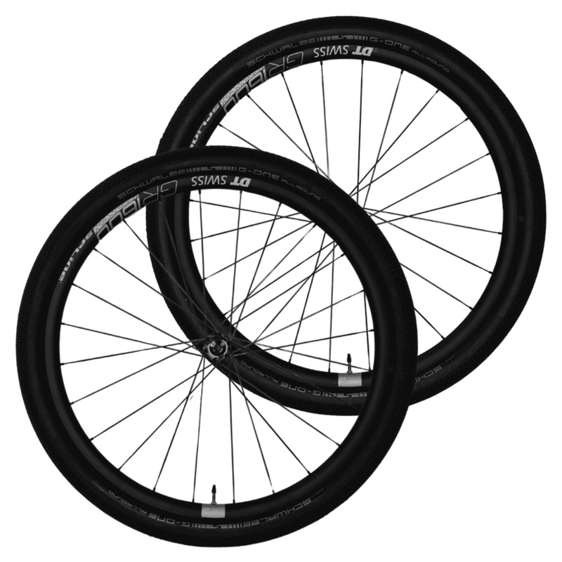 DT Swiss OE GR 1600 Wheelset with Schwalbe Tires Front, 650b, 12 x 100mm | Rear, 650b, 12 x 142mm SRAM XDR |  Schwalbe G-One Allround Tire 27.5 x 2.25