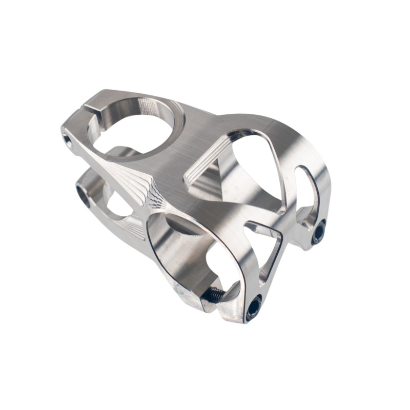 5Dev 2 Bolt Titanium Stem 35mm / 31.8 (shims) 32mm Raw Ti