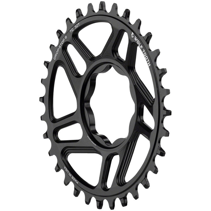 Wolf Tooth Trek TQ Direct Mount Chainring - Drop-Stop B, 32T, Black