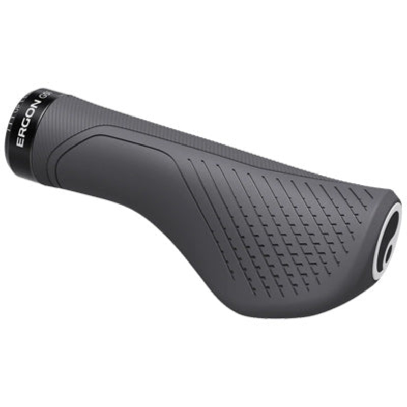 Ergon Grips,Gs1-L Evo Grey Large, Moondust Grey Gs1 Evo  Gripstape Large Chili Red