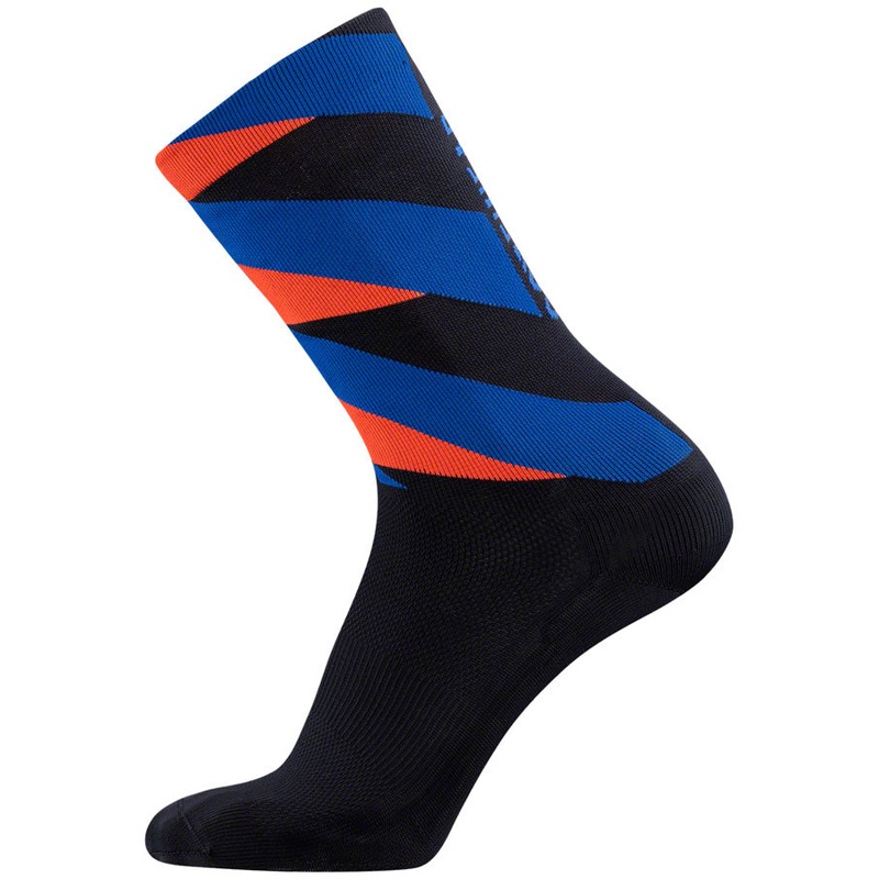 Gorewear Essential Signal Socks - Black/Fire Mens 6-7.5