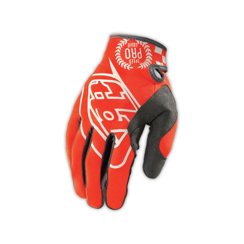 Troy Lee SE BMX Race Gloves-Orange Adult Small