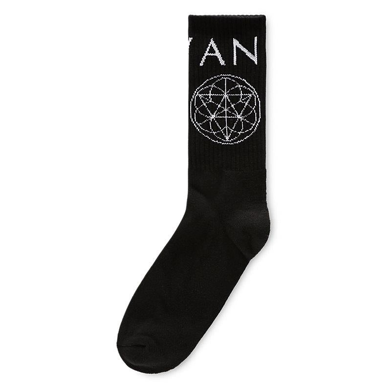 Vans Perry & Dennis Crew Sock - Black UK 8.5-12